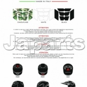 Booster Helmet Reflection Kit Black