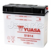 Yuasa Accu 51814, 18 Ah, 100 A, B186MM, D82MM, H171MM, 5,6Kg 