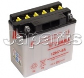 Yuasa Accu 12N7-4A , 7 Ah, 74 A, B137MM, D76MM, H135MM, 3Kg 