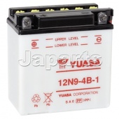 Yuasa Accu 12N9-3B , 9 Ah, 85 A, B138MM, D77MM, H141MM, 3,2Kg 