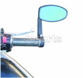 Mini Reversable bar end Mirrors Black