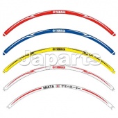 Yamaha Velgsticker 1 Wiel (Geel)