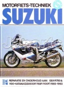 Suzuki GSX600/750/1100 1985-1993 Motorfietstechniek