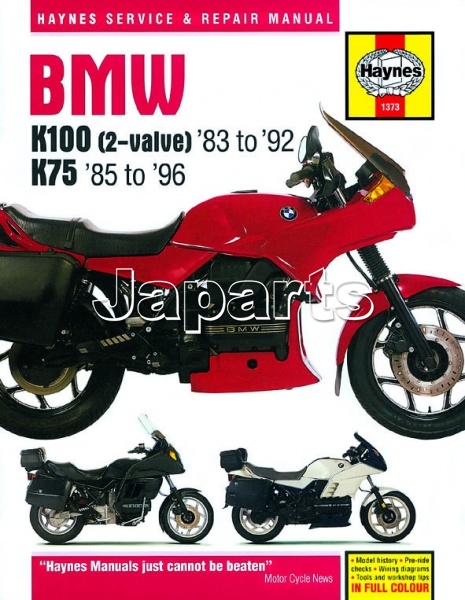 BMW K100 & K75 2-valve Models** 1983-1996