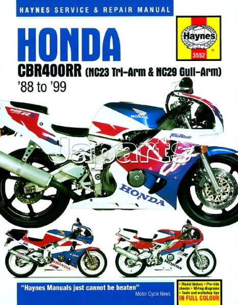 Haynes Honda CBR400RR 1988-1999