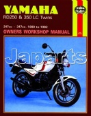 Haynes Service Manual Yamaha RD250 & 350 LC Twins 1980-1982