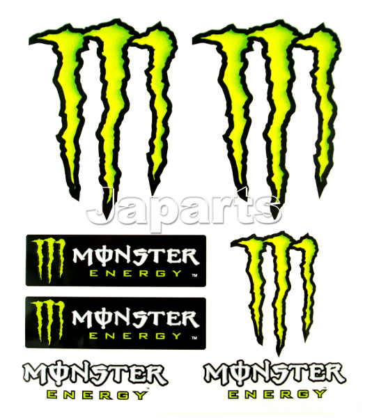 Monster Stickers 14x16cm