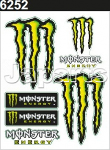 Monster Sticker 12x9,5cm