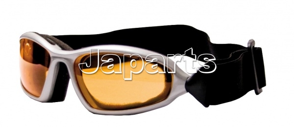 Motorglasses Rattler Silver/Orange