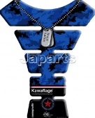 Motografix Tankpad Kawasaki Kawaflage Blauw