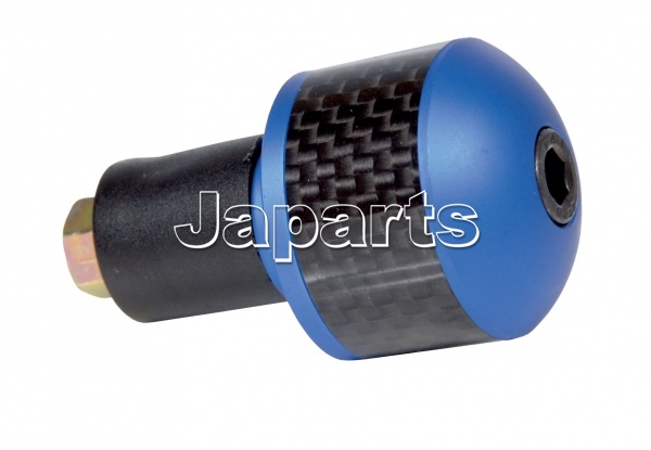 Motrax Carbon Fibre Ends Blue (pair)