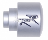Motrax Embossed Bar Ends RR Silver (pair)