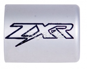 Motrax Embossed Bar Ends ZXR Silver (pair)