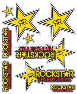 STICKERKIT BOOSTER, ROCKSTAR (20 X 24 CM).