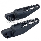 DHM Double Hard Footpegs Rear Honda Black