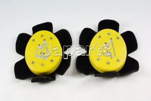 Motrax Titanium Sparkies Knee Sliders Yellow