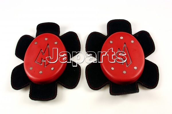 Motrax Titanium Sparkies Knee Sliders Red