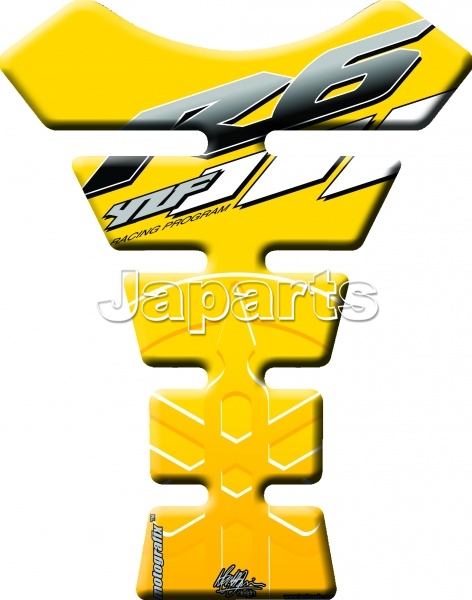 Motografix Tankpad Yamaha YZF-R6 Yellow