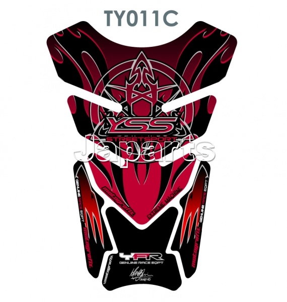Motografix Tankpad Yamaha YSS Black/Red