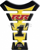 Motografix Tankpad Honda RR 1 Geel