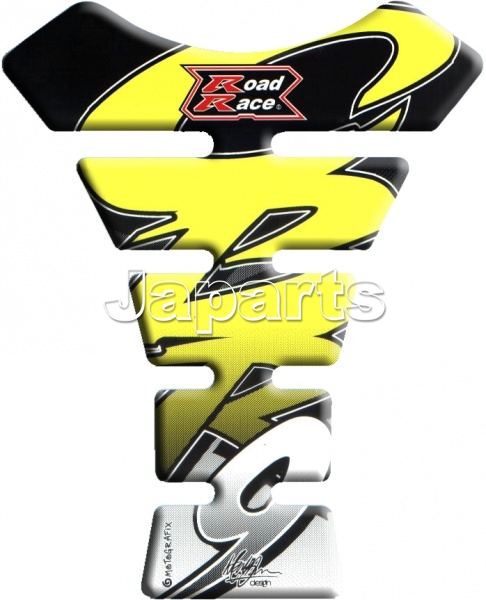 Motografix Tankpad Honda CBR 9 Zwart/Geel