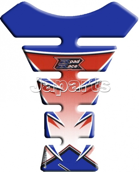 Motografix Tankpad Suzuki Road Race Blue/Orange