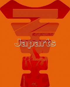 Motografix Tankpad Kawasaki Z Series Oranje
