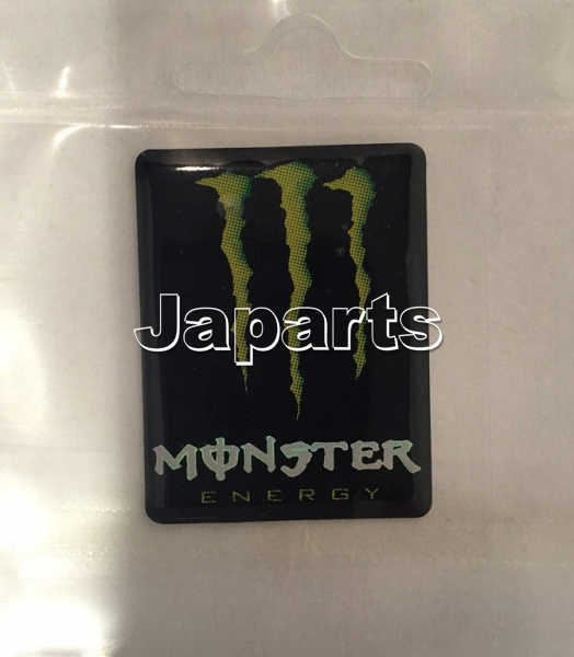 Monster 3D Energy sticker 38x50mm 2mm dik