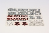 Stickervel Suzuki 19,5x 23,5 cm
