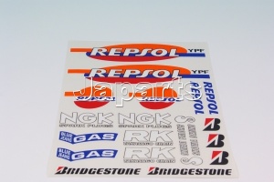 Stickervel Repsol 24 x 34 cm
