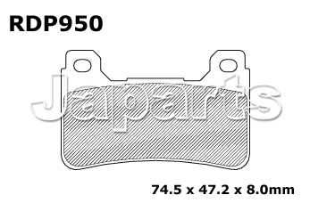 DP BRAKE PADS FRONT