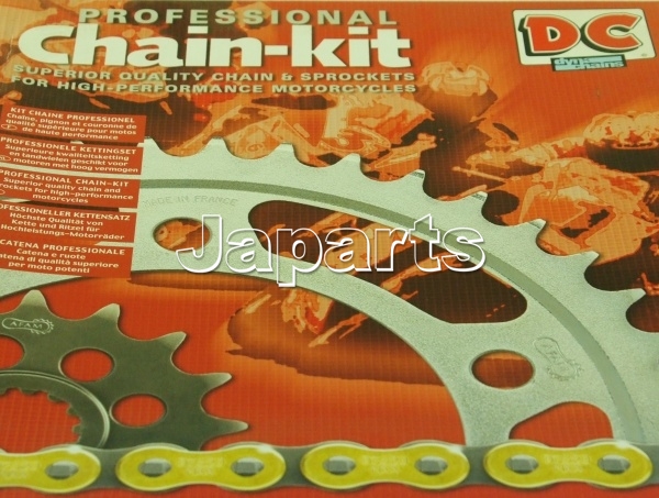Caltric O-Ring Chain & Sprocket Kit – For Kawasaki ZX-7R Ninja ZX750-P (1996-2003) – 525-120 122 Links
