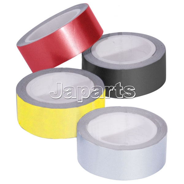 Motrax Reflective Adhesive Tape Black 15 mm