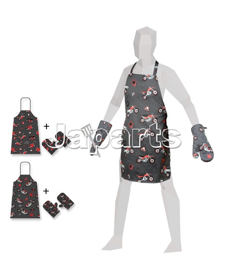 Booster Cooking Apron + oven Glove MX