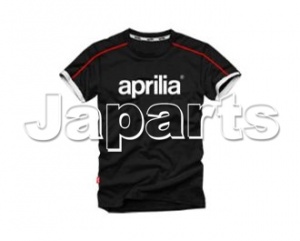 Aprilia T-Shirt Zwart