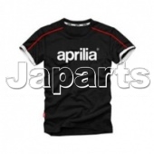 Aprilia T-Shirt Zwart S