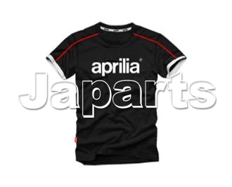 T-Shirt APRILIA Factory Black S