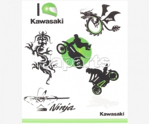 KAWASAKI KID TATTOO SET