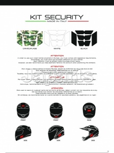 Booster Helmet Reflection Kit Black