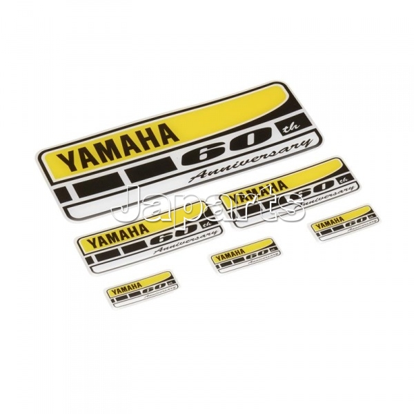60TH ANNIVERS RESIN STICKER