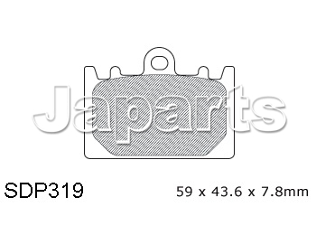 DP Brakepads SDP 319 Front