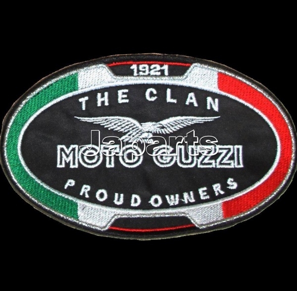 Moto Guzzi Patch The Clan Italian Flag