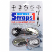 Oxford Spanriemen Straps1 (2X 2m) Zilver