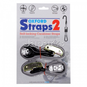 Oxford Spanriemen Straps2 (2X2M) Zilver 