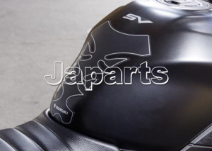 Tank pad Suzuki SV zwart