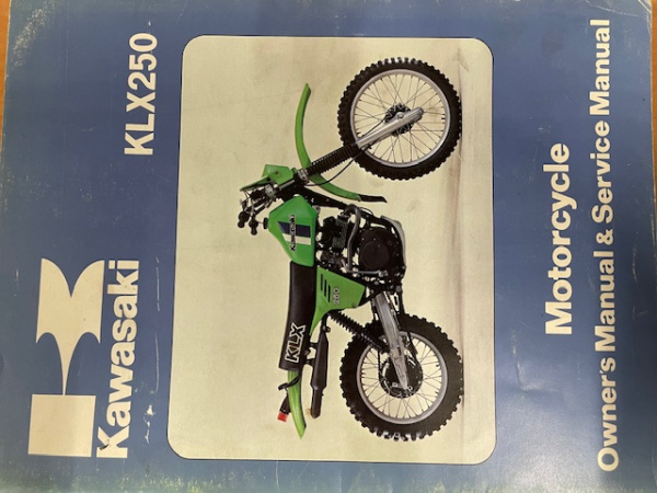OWNER-SERVICE MANUAL KLX250-A2