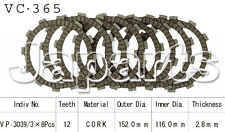 Vesrah Koppelingsplatenset VC-365 GV 700