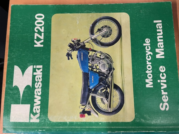 SHOP MANUAL,Z200-A1/A2 1977-1979