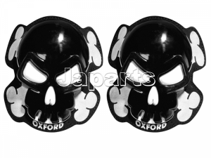 Oxford Knee Sliders Skull Zwart