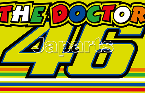 VR46 Flag The Doctor 46 Classic 90x 145 (VRUFG310703)